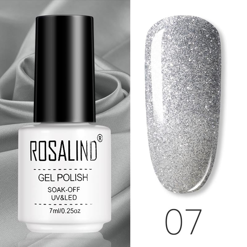 ROSALIND Gel Polish Set Manicure for Nails Semi Permanent Vernis top coat UV LED Gel Varnish Soak Off Nail Art Gel Nail Polish - Korvel