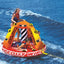 WOW Sports Wipeout Tubo Remolcable de Pie para 3 Personas