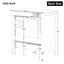 30" Bathroom Vanity with Sink, Bathroom Vanity Cabinet with Three Drawers and Door, Solid Wood and MDF, White - Korvel