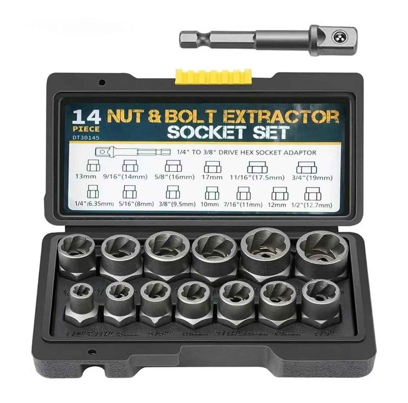 Juego de Extractores BoltBite - Kit de Herramientas de 14 Piezas de Alta Resistencia
