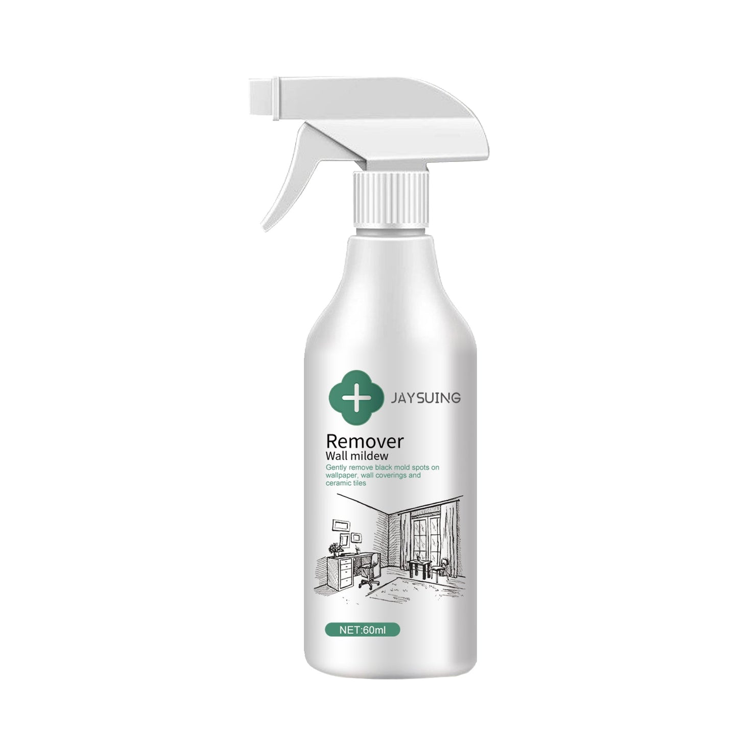 Wall Mold Remover, Furniture Tile Floor Wall Remove Mold And Prevent Mildew Cleanser - Korvel