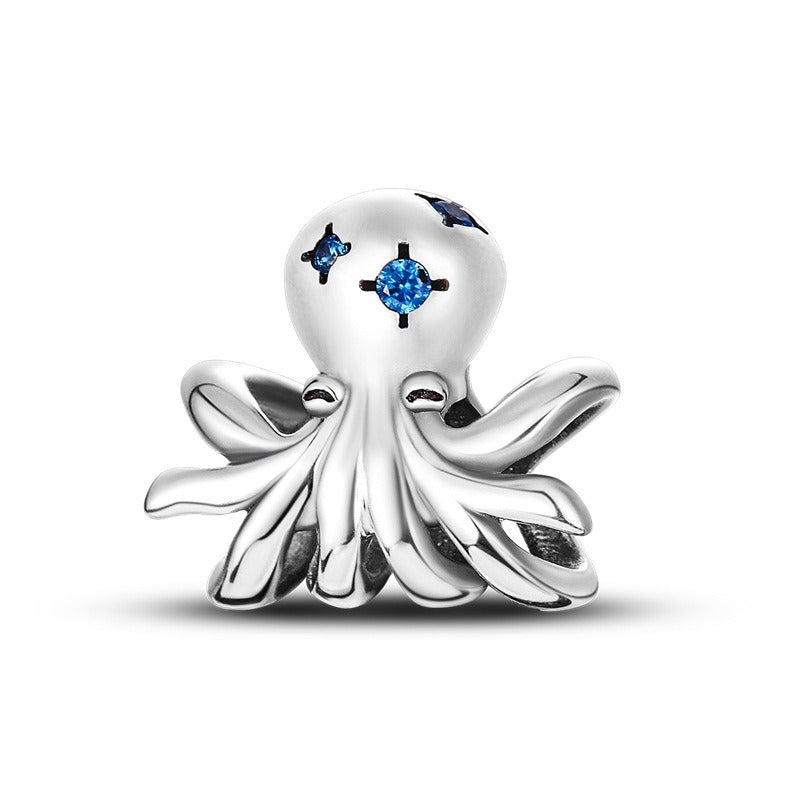 Ocean Wind Dolphin Whale Pendant Beads for DIY Bracelets