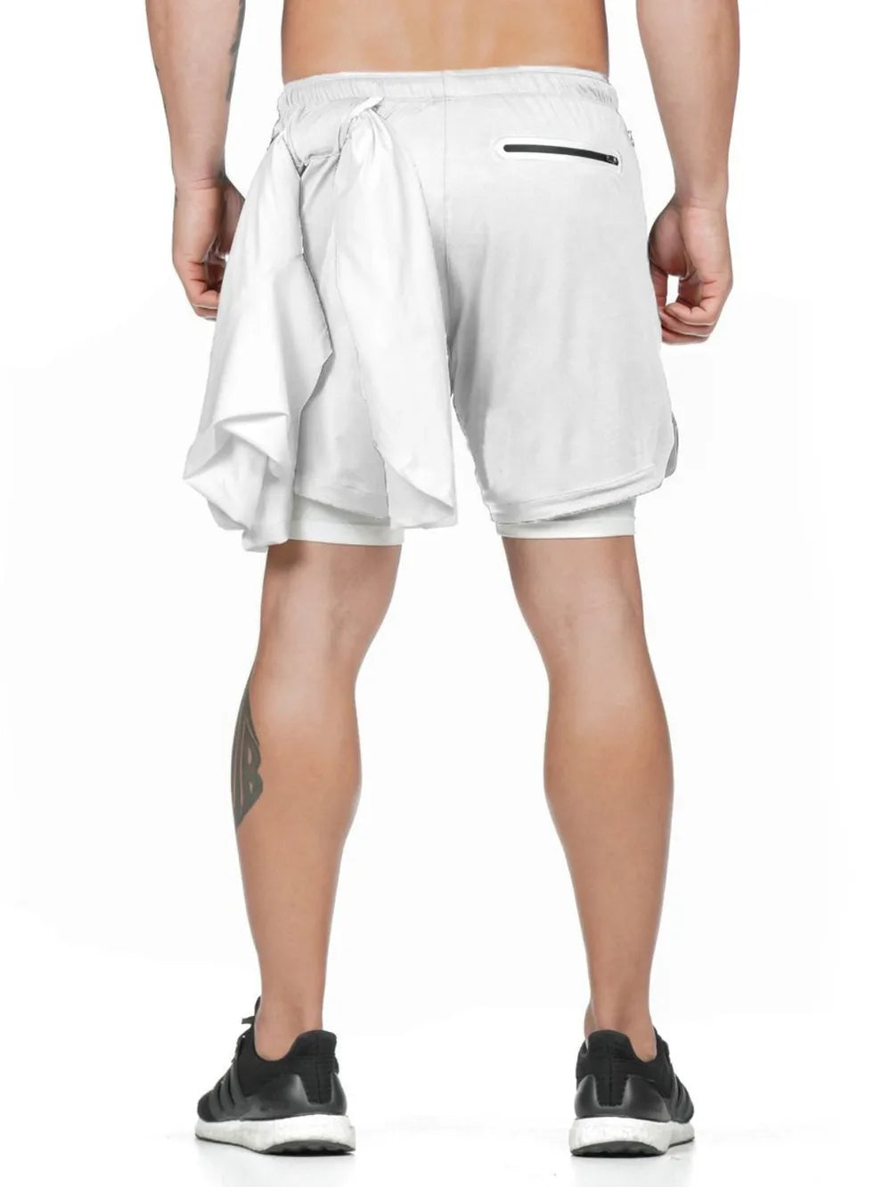 Men's Plus Size Drawstring Jogger Shorts