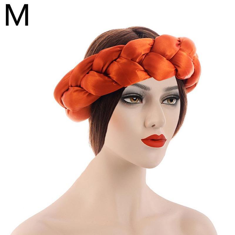 New Fashion Candy Color Women Braids Headbands Elastic Headwear Hair African Female Turban Bands Accessories Bandana Bandag L8y4 - Korvel