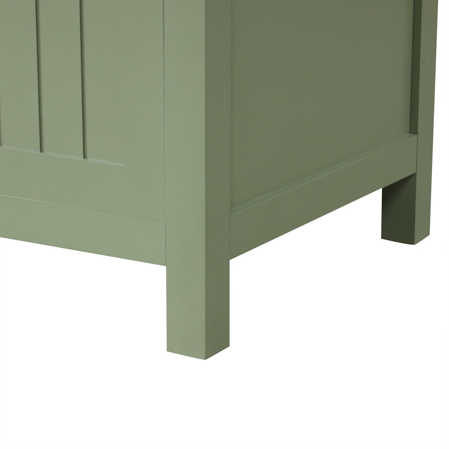 Meuble de salle de bain vert de 36" avec évier et rangement