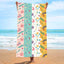 Double-Sided Velvet Beach Towel - Quick-Drying & Soft