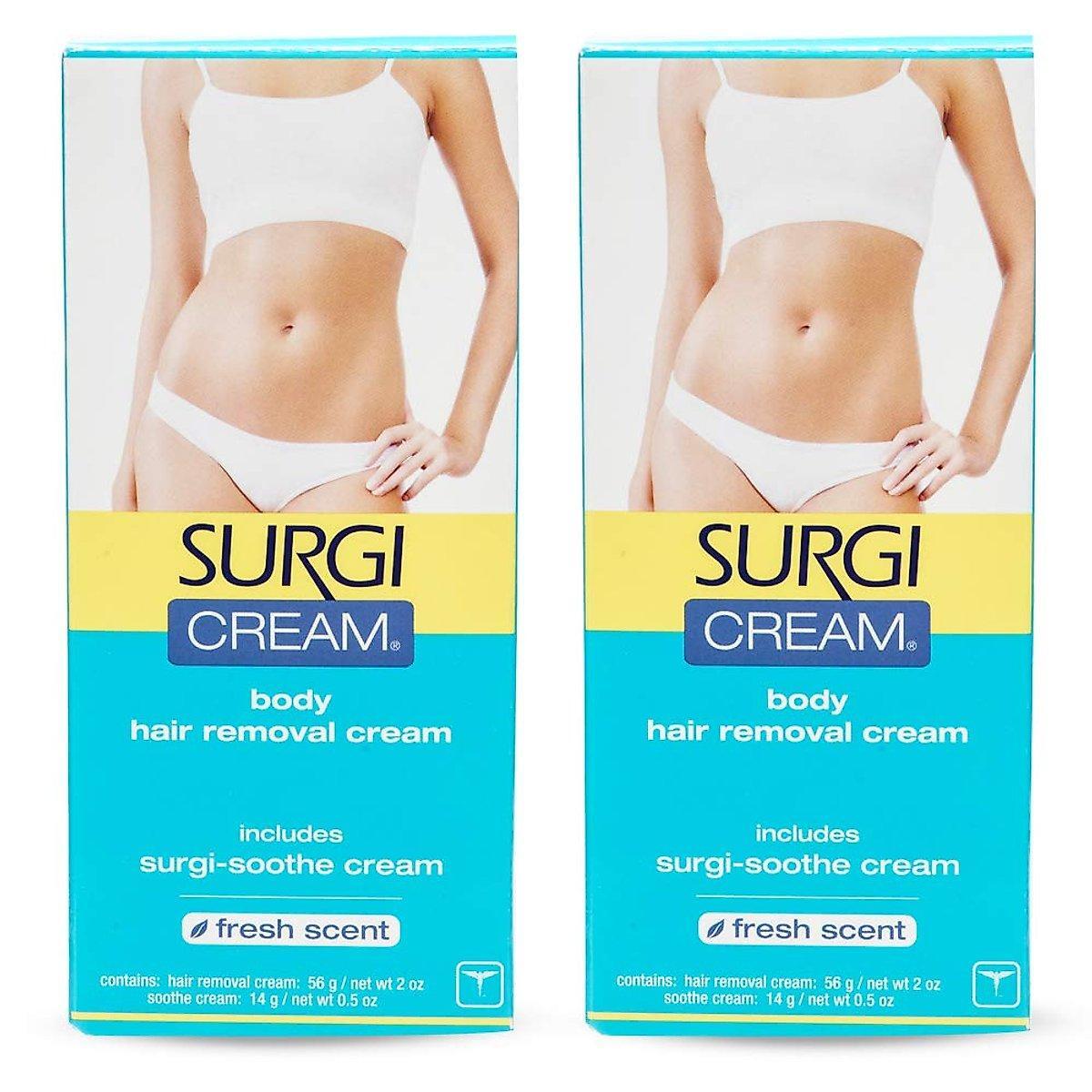 Crème dépilatoire Surgi, parfum frais, 2 oz