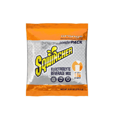 Sqwincher Powder Pack Orange Electrolyte Drink Mix