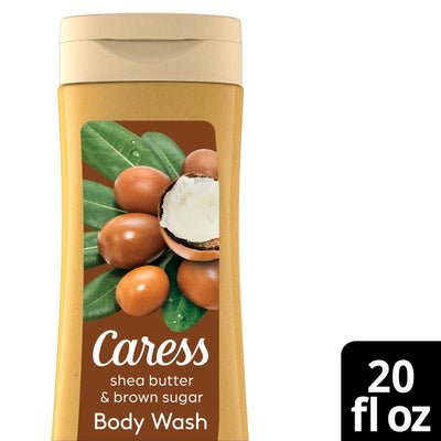 Caress Body Wash with Shea Butter & Brown Sugar - 20 Fl Oz