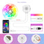 Colorful Bluetooth App Human Body Sensing Bedside Lamp with USB 5V 5050 Bedroom Induction - Korvel