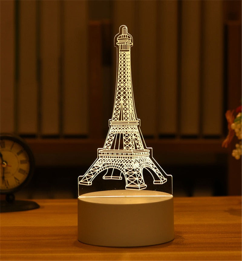 3D LED Night Light - Creative Table Lamp for All Occasions
