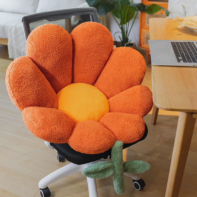 Coussin de siège en peluche floral pour le confort et le style