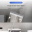 Cleaning Brush Stainless Steel Silicone Floor Brush Water Scraping Brush Long Handle Magic Carpet Brush - Korvel