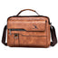Sac messager pour homme premium - Sac bandoulière en PU cuir élégant