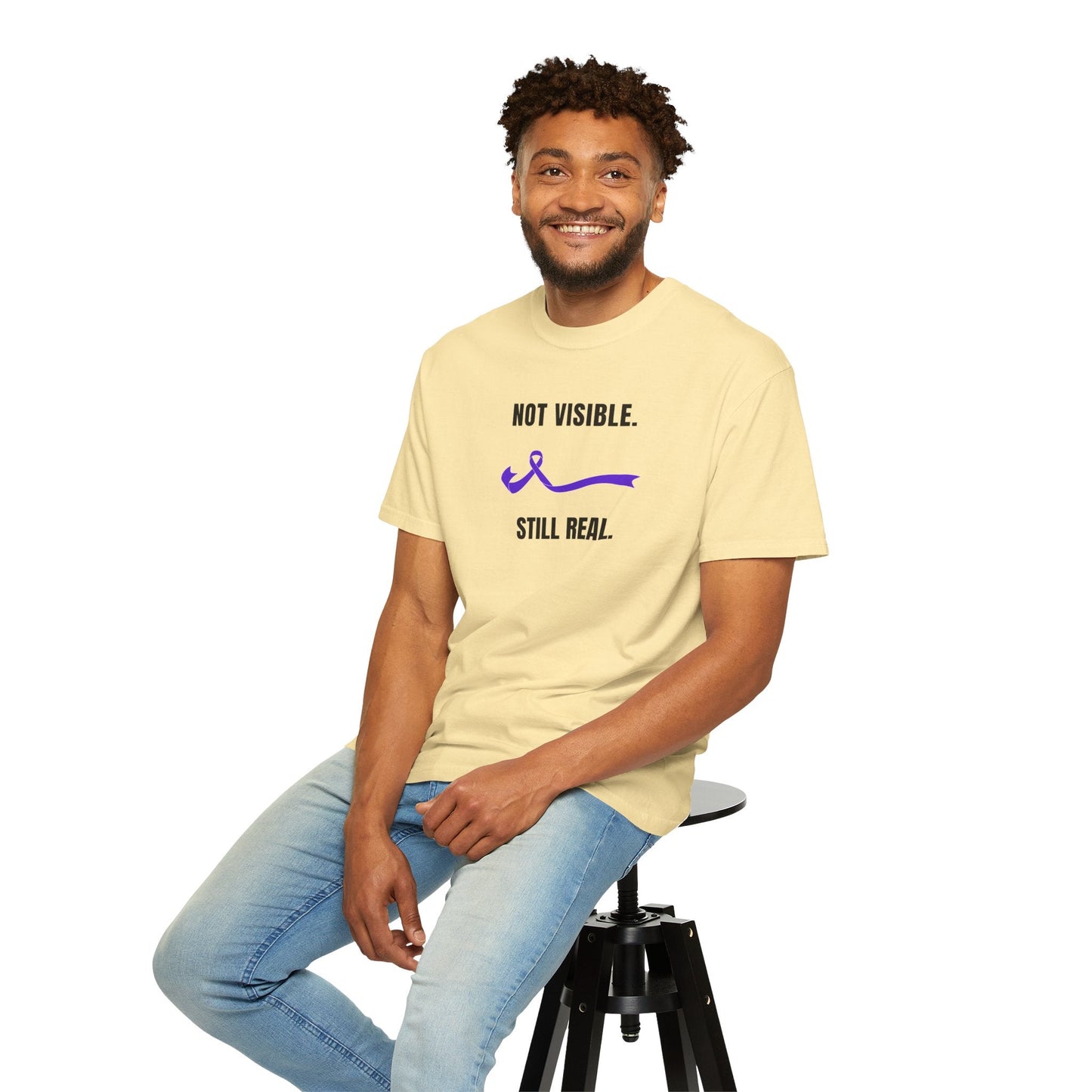 Not Visible. Still Real. T-Shirt - Epilepsy Awareness