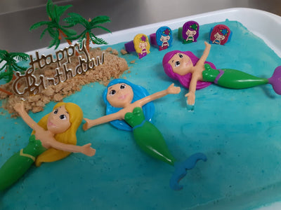 Oasis Supply Mermaid Cake Kit Topper Set - 10 Piece