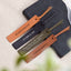 Creative leather gift bookmark personalized leather reading book pagination clip student book marker holder - Korvel