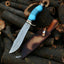 Exquisite Handmade Damascus Steel Hunting Knife with Leather Sheath - Perfect Gift for Adventurers - Korvel