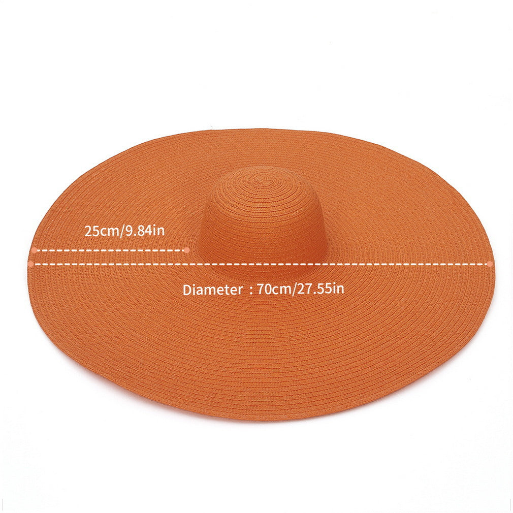 Seaside British Raffia Sun Hat for Summer Adventures