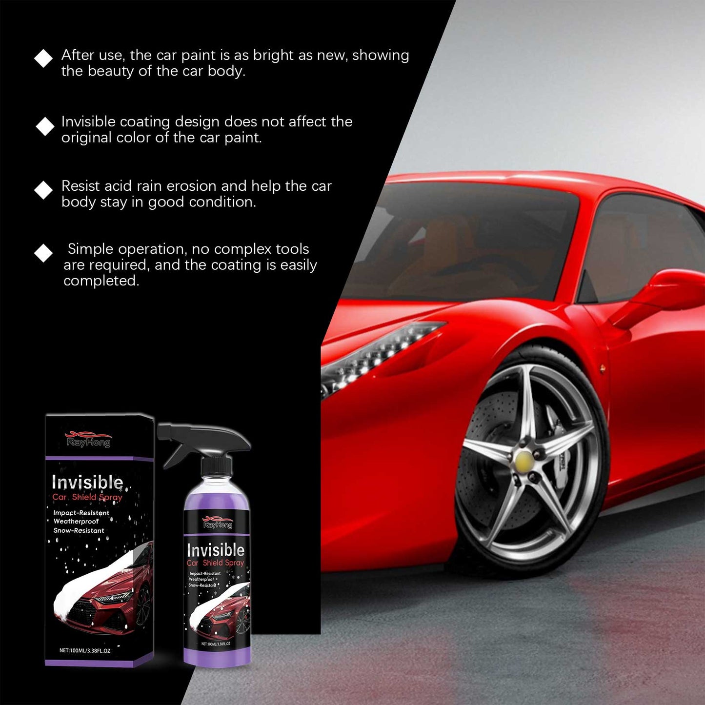 Invisible Protective Coating Spray for Cars