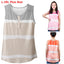 Top sin mangas de tie-dye de talla grande para mujeres