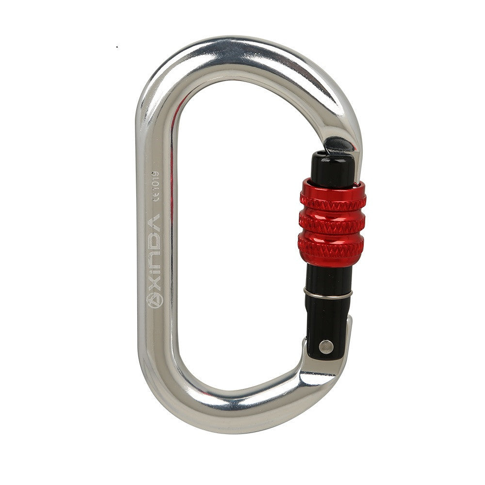 Mosquetón Premium en Forma de O con Bloqueo de Rosca para Escalada