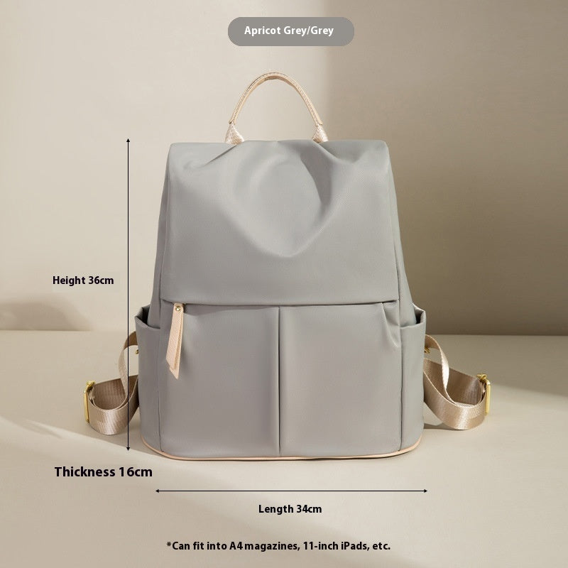 Fashion Commuter Contrast Color Travel Bag Backpack