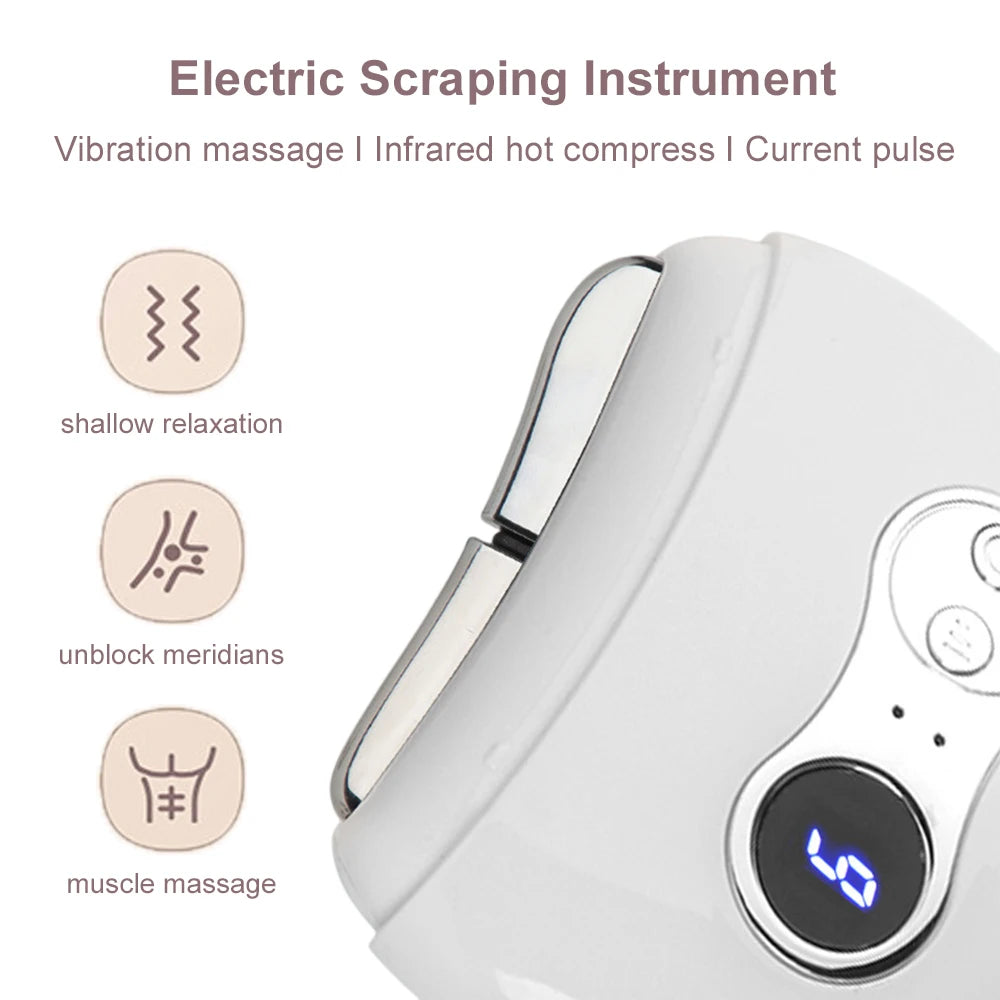 Premium Electric Gua Sha Body Massager with Heated Vibration