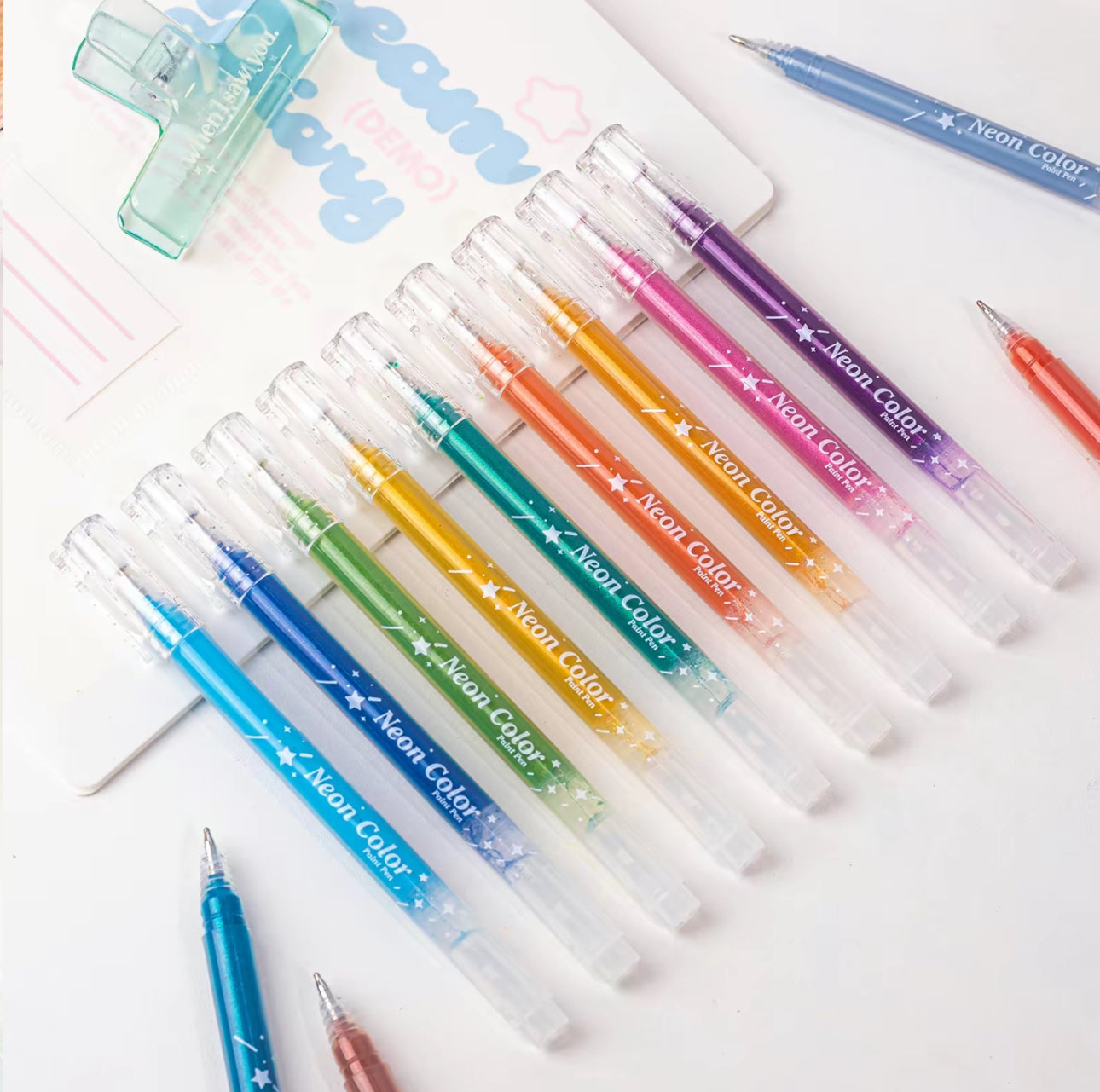 SparkleHue Gel Pen Set - Korvel