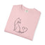 Purr Line Art Cat Unisex T-Shirt