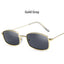 Candy Colors Metal Frame Rectangle Sunglasses Small Retro Shades UV400 Sun Glasses for Men Women Driving Eyewear Summer Goggles - Korvel