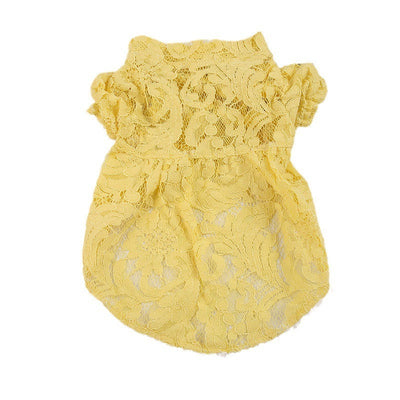 Pet Clothing Skirt Cute Dog Princess Skirt Small and Medium sized Dog Teddy Dog Pet Clothing - Korvel