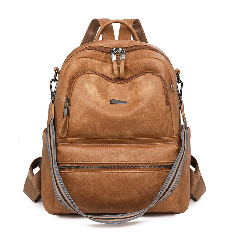 Lightweight Girls' Travel Backpack - Retro Design & Large Capacity