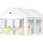 Sannwsg Party Tent -10x20FT Heavy duty Tent with Removable Side, Wedding Exclusive Holday Bithday BBa Backyard Evening Tent - Korvel