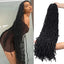 18 24 36 inch Wig Earthworm Crooked Crochet Fiber Wig NuLocs Braiding Hair Dirty Braid - Korvel