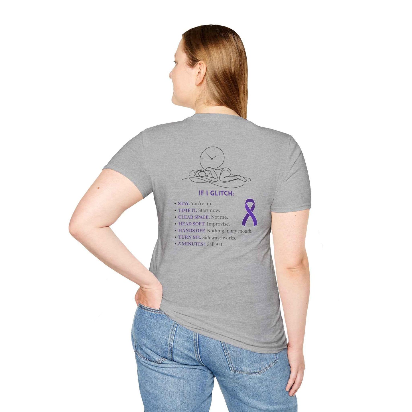 Camiseta Glitch Happens – Camiseta Minimalista de Primeros Auxilios