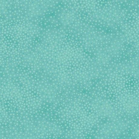 Tissu en coton Green Aqua Spotsy - 44"/45" par yard