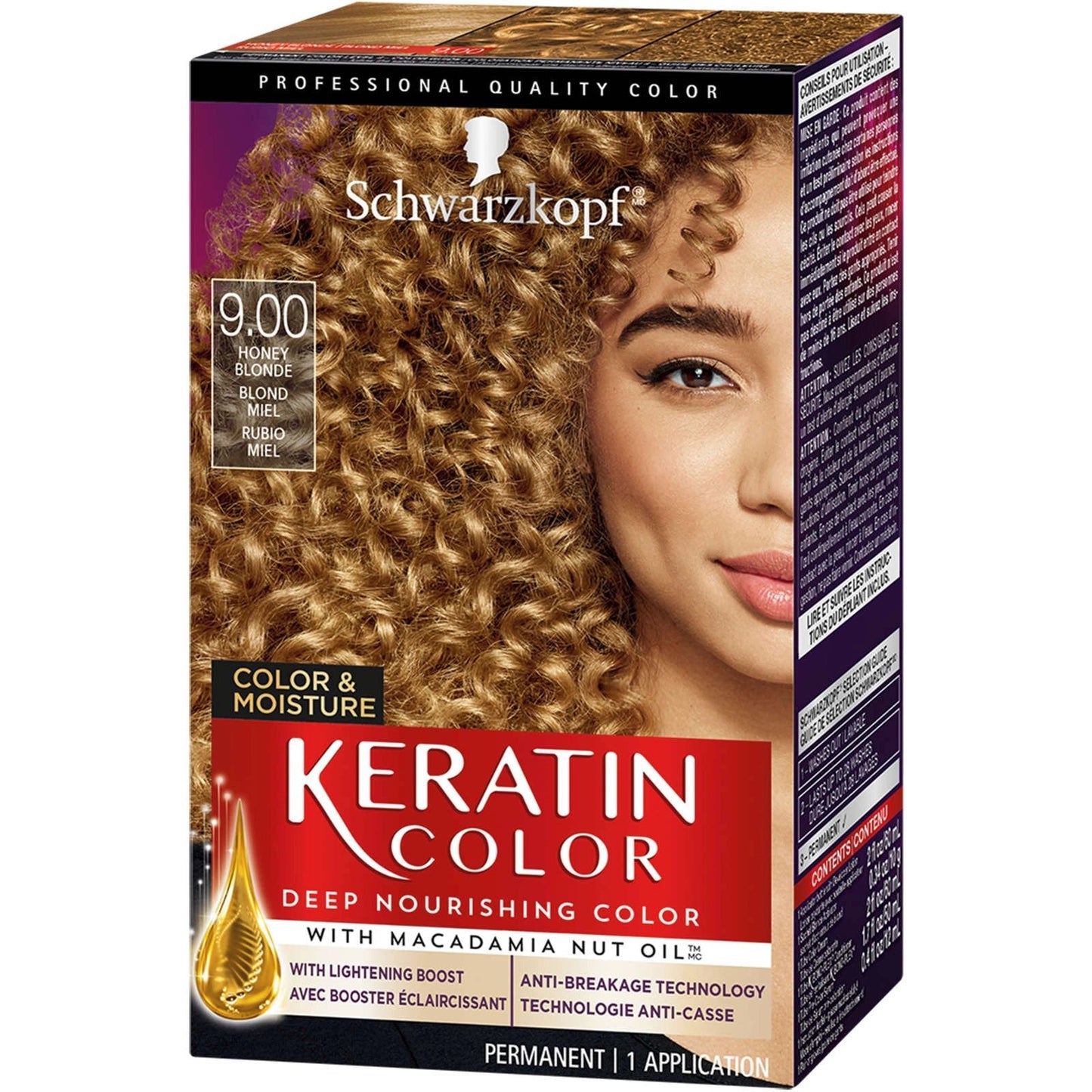 Schwarzkopf Keratin Permanent Hair Color - Midnight Black