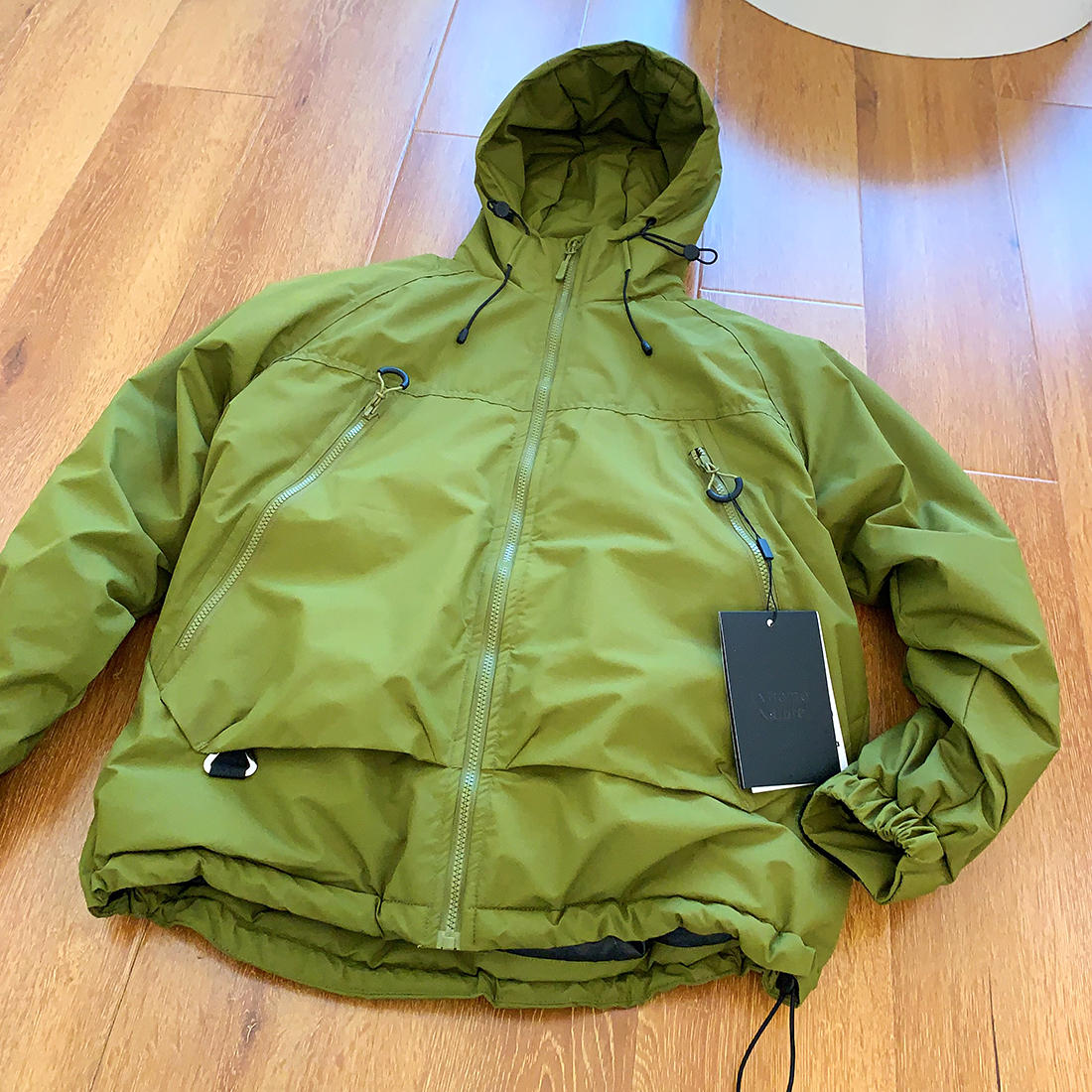 Large Waterproof Hooded Cotton Jacket for Work