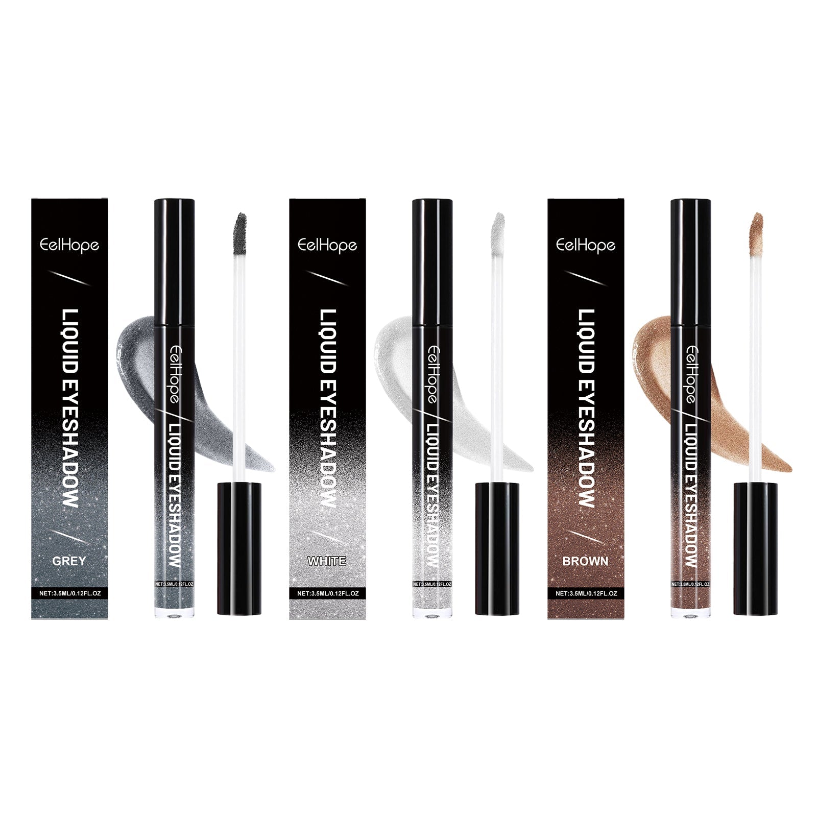 Glitter Eyeshadow Natural Color Top Up Everyday Makeup Easy Color Eye Shadow Lasting Shine - Korvel
