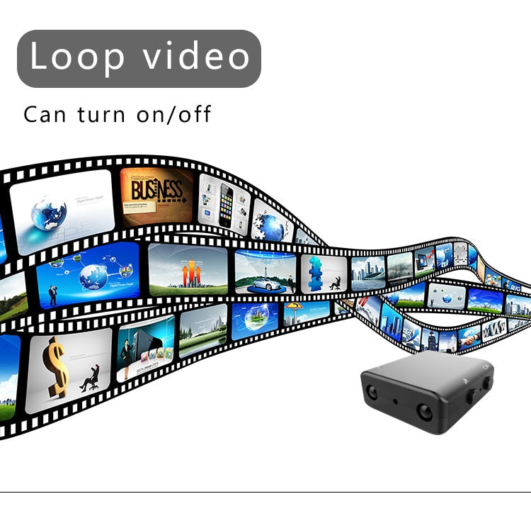 Mini Camera Full HD 1080P Home Security Camcorder Night Vision Micro Secret Cam Motion Detection Video Voice Recorder - Korvel