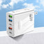3.1A standard 65W fast charging mobile phone charger type-c PD+3USB multi port travel charging head - Korvel