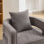 Fauteuil pivotant accent de 29,1"L - Confort moderne en charbon