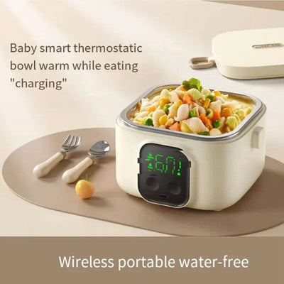 Portable Wireless Electric Lunch Box with LCD Display