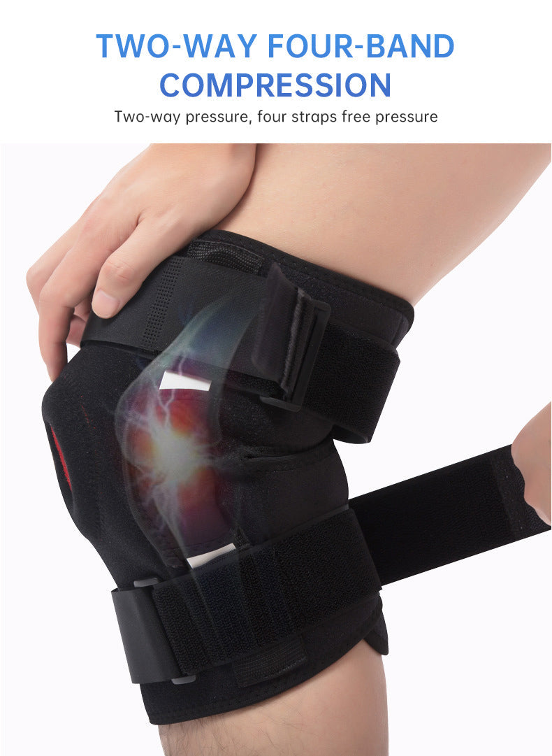 Adjustable hinged Patella Knee Support Brace for pain relief and knee joint protection - Korvel