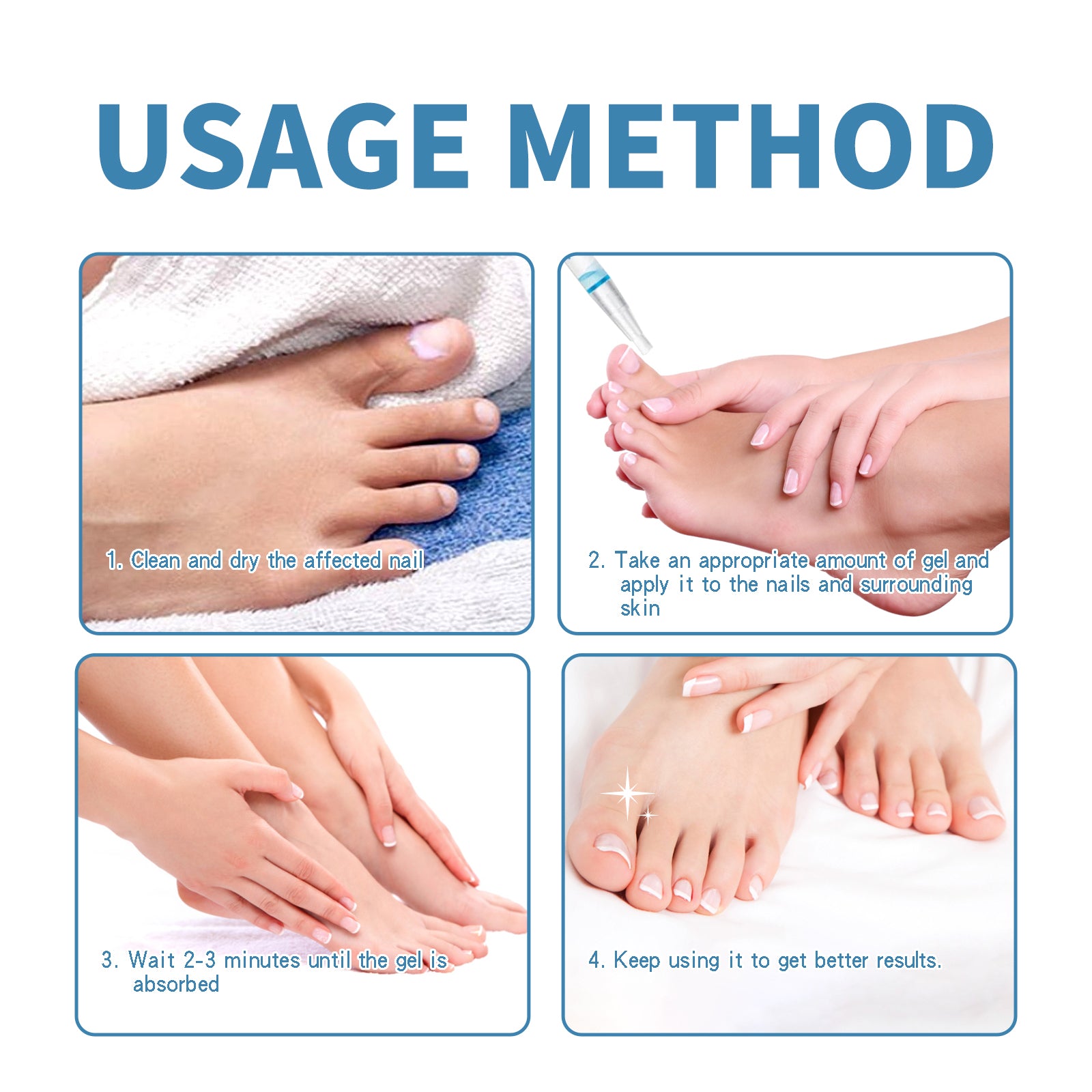 Anti-Paronychia Nail Repairing Gel, Repair Encased Rotten Nails Soft Nails Thickening Pain Relief Cleansing Care - Korvel