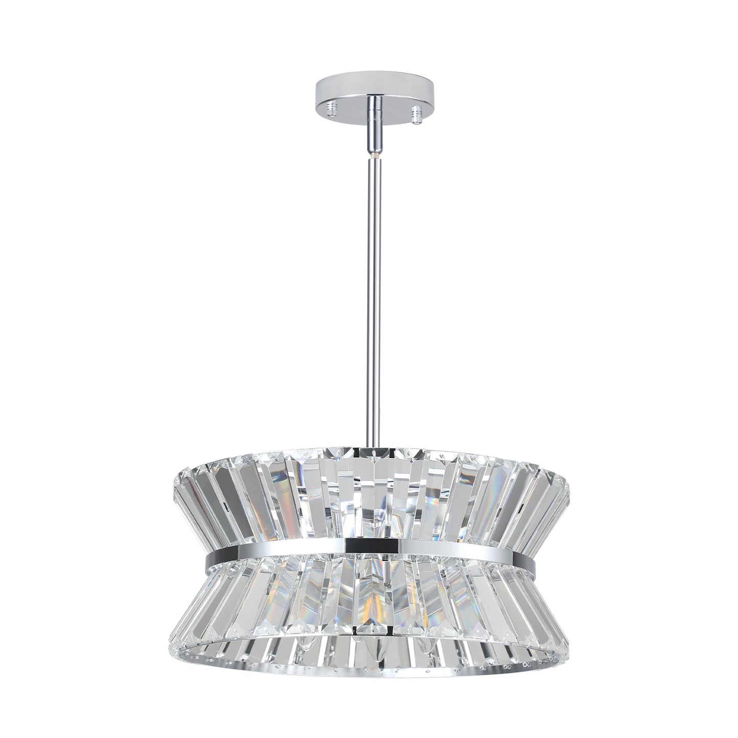 Modern Crystal Chandelier for Living-Room Round  Cristal Lamp Luxury Home Decor Light Fixture - Korvel