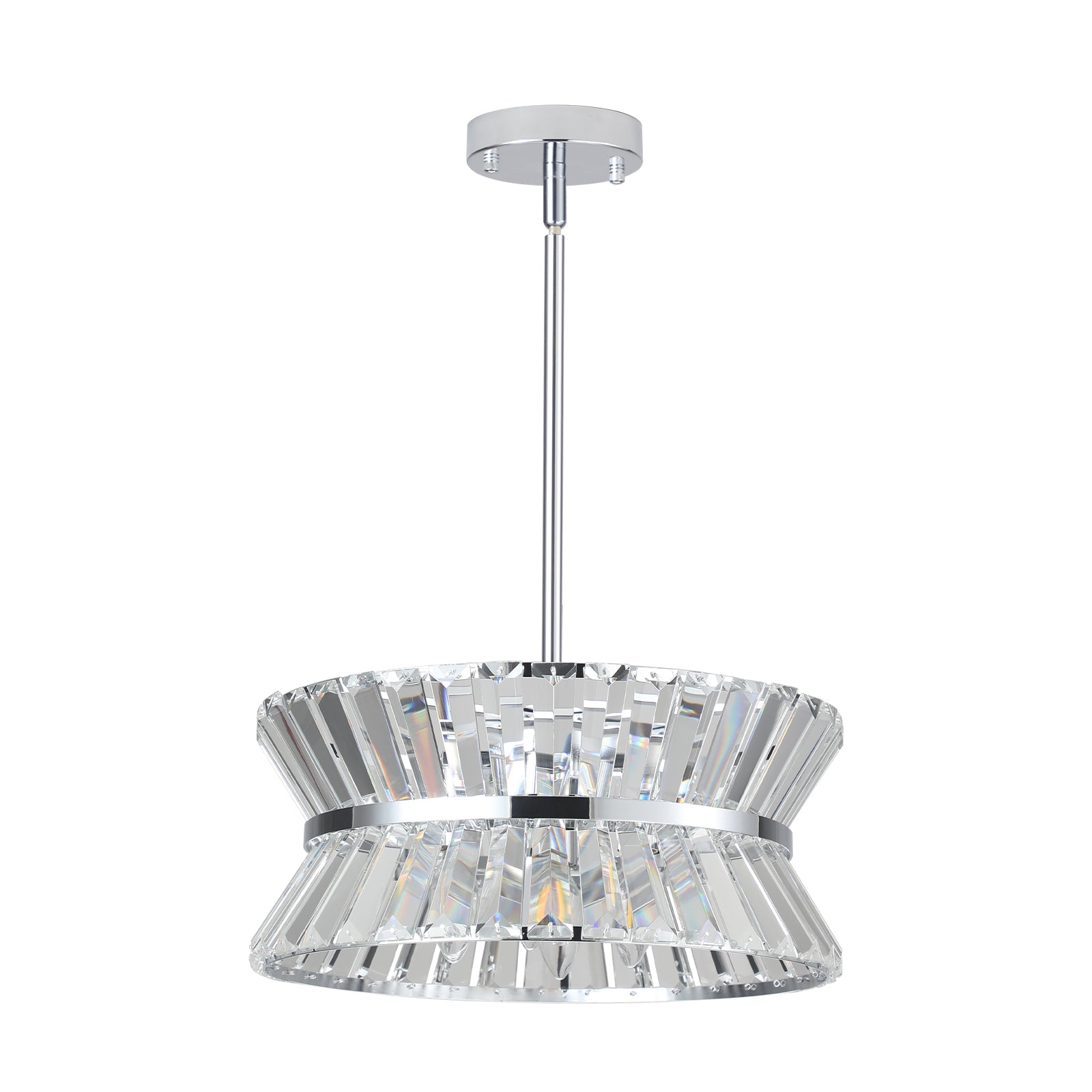 Modern Crystal Chandelier for Living-Room Round  Cristal Lamp Luxury Home Decor Light Fixture - Korvel