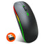Souris sans fil lumineuse colorée 2.4G pour bureau et maison