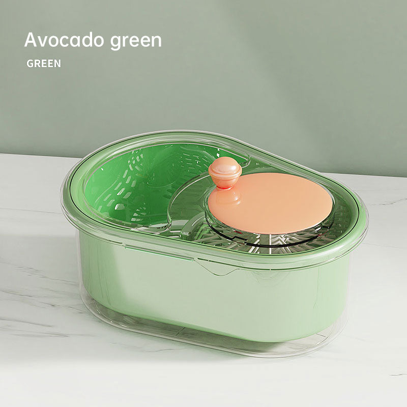 Fruit and vegetable washer drain basket household washing machine kitchen ingredients washing basket - Korvel